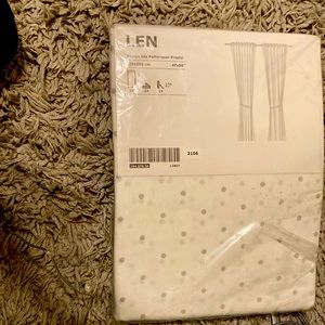 Len polka dot curtains from Ikea